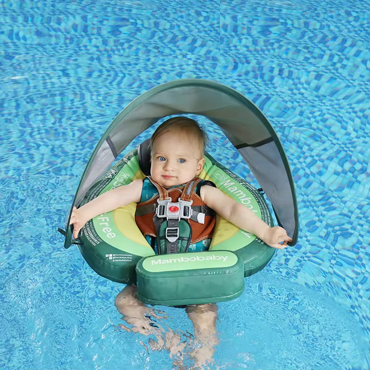 Mambobaby Float With Canopy And Tail Avocado Edition