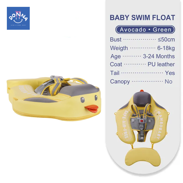 Mambobaby Float With Canopy and Tail Duckling Edition