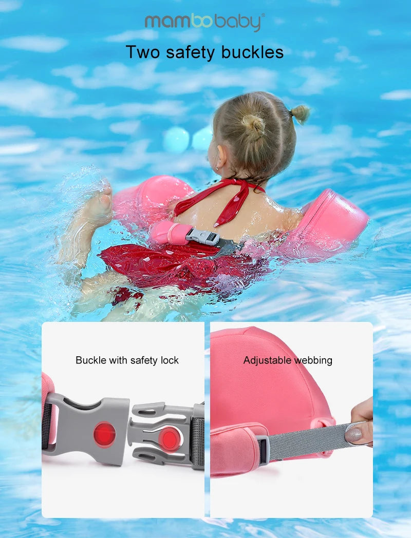 Mambobaby Air-Free Armbands Float Set Swim Trainer AGES 3-8Y For Swim Training