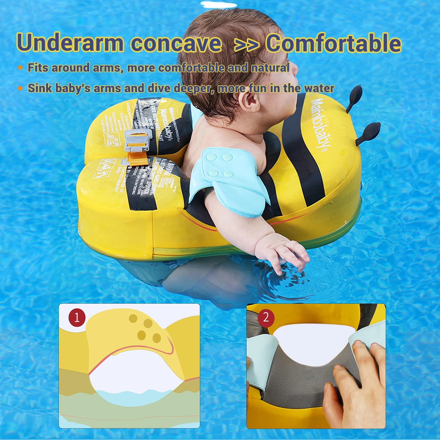 Mambobaby Shoulder Kid Children Float Bee Edition